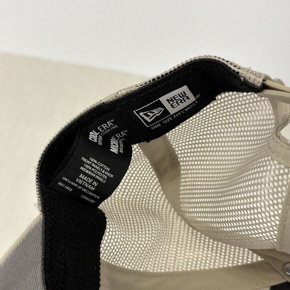 New Era Natural Michigan Wolverines Bone 9SEVENTY Stretch-Snap Snapback Hat NEW - Picture 6 of 6